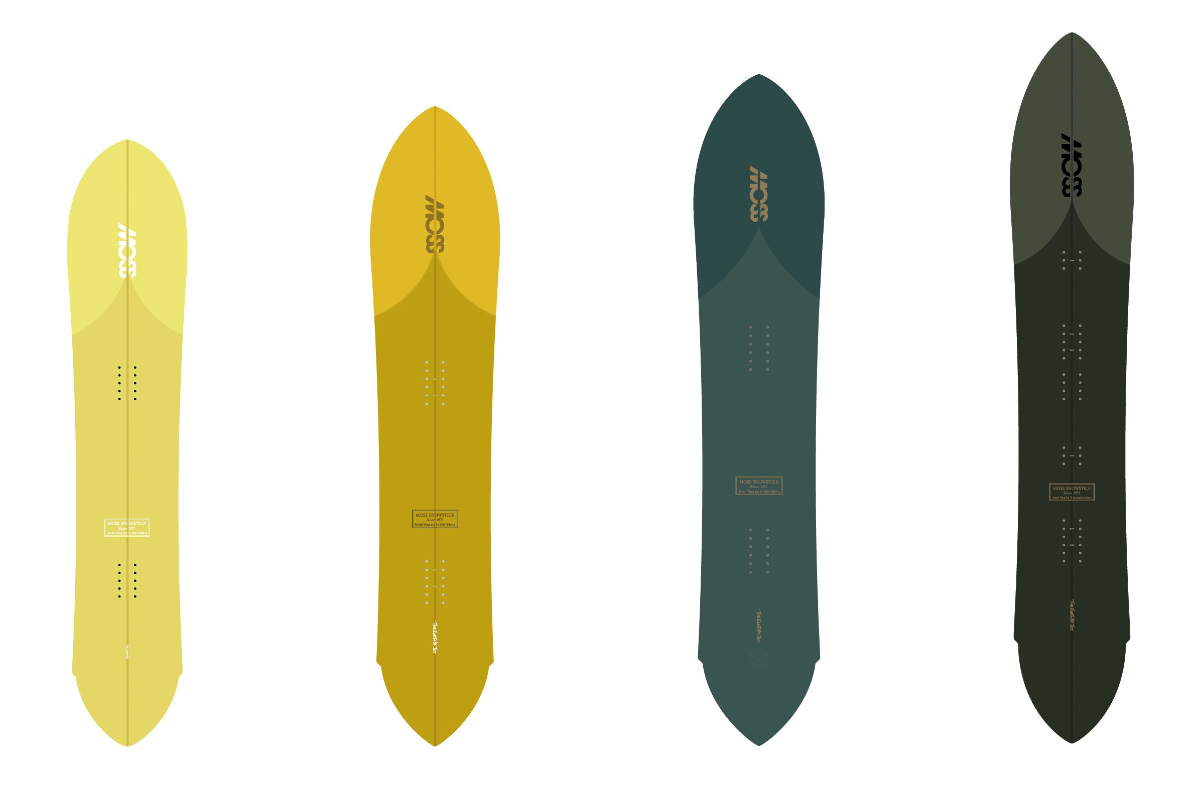 【最終値下げ】MOSS STICK wingpin 54 2021-22 moss snowstick wing pin 54 2021-22年式 Snowstick 0 Moss | evo FLUFFY